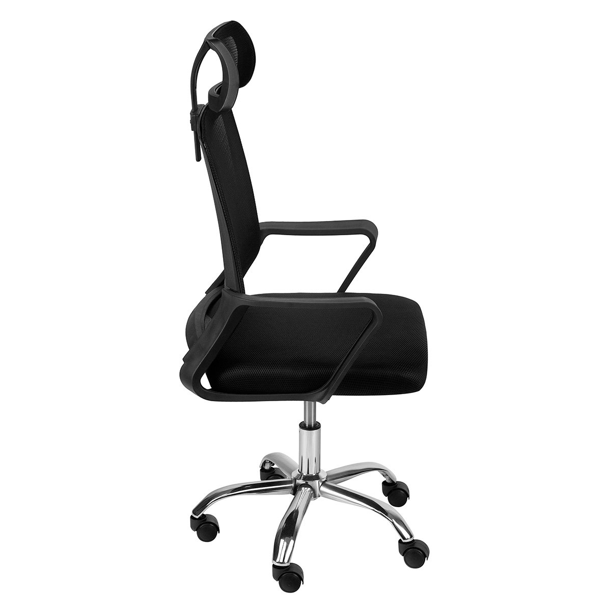 Cadeira de Escritório Giratória Alta Lyon Preto